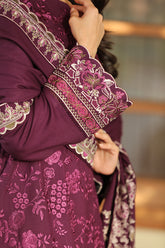 Dark Violet Plum Shawl